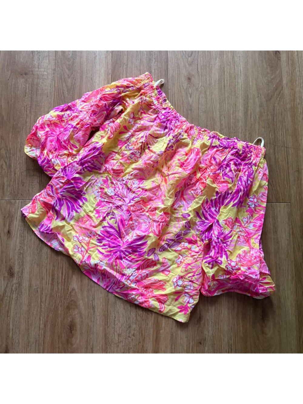 Lilly Pulitzer Nevie Long Sleeve Off The Shoulder Blouse Multi NWT Size XS
